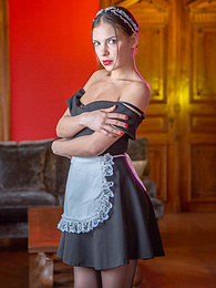 AdsPics presents: Sexy Maid Henessy betrays Natalie Starr and fucks boyfriend