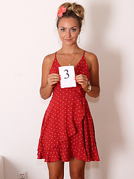 AdsPics presents: Brilliant czech cutie Victoria Puppy removes all clothes during a solo shoot